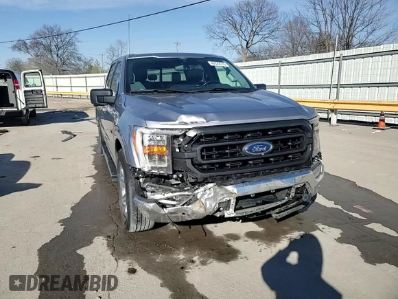 2021 Ford F-150 XL with VIN 1FTFW1CD8MFB06471, listed as a Copart auction lot 46922515 with 44,790 mi miles and Salvage title. Bid and sale history available at DreamBid. Image 14.