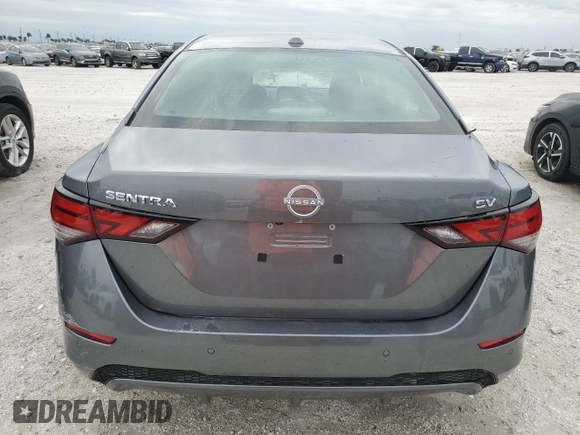 2024 Nissan Sentra SV with VIN 3N1AB8CV5RY306945, listed as a Copart auction lot 75135884 with Not Provided miles and Non Repairable. Bid and sale history available at DreamBid. Image 6.