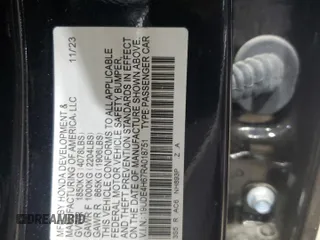 2024 Acura Integra Technology z VIN 19UDE4H67RA018751, wystawiony jako Copart lot #56177405 z przebiegiem 7 253 mil mil oraz Szkoda całkowita • Salvage title. Historia ofert i sprzedaży dostępna na DreamBid. Obrazek 13.