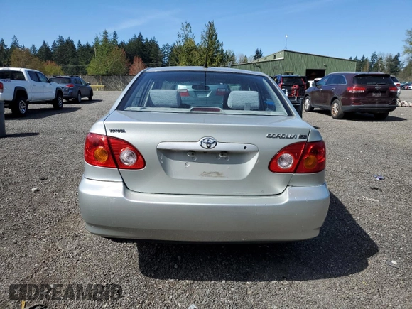 2003 Toyota Corolla CE with VIN 1NXBR32E43Z169570, listed as a Copart auction lot 52905785 with 175,487 mi miles and Salvage Title. Bid and sale history available at DreamBid. Image 6.