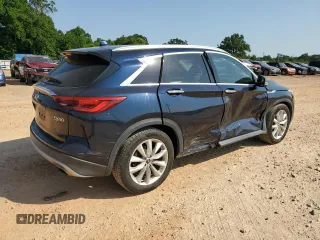 2019 Infiniti QX50 Essential with VIN 3PCAJ5M12KF110487, listed as a Copart auction lot 61981945 with 74,743 mi miles and Salvage title. Bid and sale history available at DreamBid. Image 3.