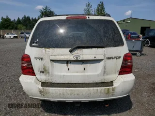 2001 Toyota Highlander with VIN JTEGF21A910026691, listed as a Copart auction lot 61681215 with 275,416 mi miles and Clean title. Bid and sale history available at DreamBid. Image 6.