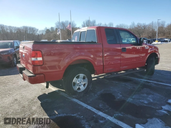2007 Ford F-150 STX with VIN 1FTRX14W37FB87152, listed as a Copart auction lot 41746975 with 98,362 mi miles and Salvage Title. Bid and sale history available at carsss.com. Image 3.