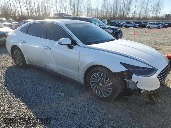 2020 Hyundai Sonata Hybrid Limited with VIN KMHL54JJ3LA009430, listed as a Copart auction lot 45139205 with 72,297 mi miles and Salvage Title. Bid and sale history available at carsss.com. Image 4.