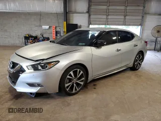 2017 Nissan Maxima Platinum with VIN 1N4AA6APXHC439724, listed as a Copart auction lot 64368725 with 110,495 mi miles and Salvage title. Bid and sale history available at DreamBid. Image 1.
