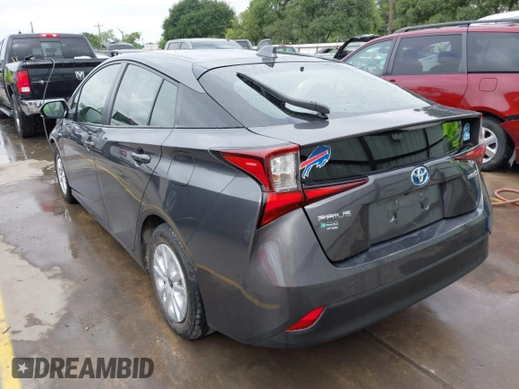 2022 Toyota Prius L Eco with VIN JTDKAMFU4N3183352, listed as a IAAI auction lot 42170623 with 52,244 mi miles and . Bid and sale history available at DreamBid. Image 3.