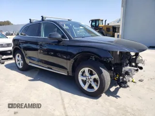 2022 Audi Q5 Premium with VIN WA1ABAFY0N2123790, listed as a Copart auction lot 51836824 with 27,745 mi miles and Salvage title. Bid and sale history available at DreamBid. Image 4.