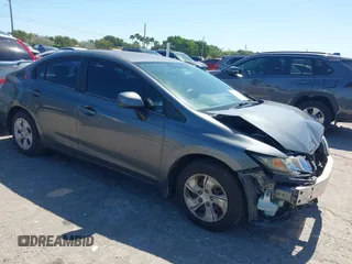 2013 Honda Civic LX z VIN 19XFB2F56DE085510, wystawiony jako IAAI lot #41744936 z przebiegiem 169 459 mil mil oraz . Historia ofert i sprzedaży dostępna na DreamBid. Obrazek 1.