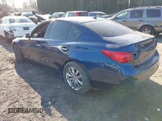 2018 Infiniti Q50 RED SPORT 400 with VIN JN1FV7AR9JM481641, listed as a IAAI auction lot 42040600 with 40,840 mi miles. Bid and sale history available at carsss.com. Image 3.