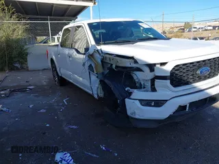 2023 Ford F-150 XL with VIN 1FTEW1CP3PKE07280, listed as a IAAI auction lot 40645630 with 42,474 mi miles and . Bid and sale history available at carsss.com. Image 6.