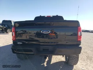 2022 Ford F-150 XL with VIN 1FTFW1E52NFA81140, listed as a Copart auction lot 46375235 with 17,170 mi miles and Salvage Title. Bid and sale history available at carsss.com. Image 6.