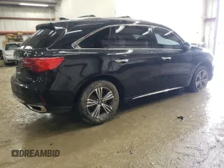 2017 Acura MDX with VIN 5FRYD4H31HB027085, listed as a Copart auction lot 45083345 with 195,042 mi miles and Salvage Title. Bid and sale history available at carsss.com. Image 3.