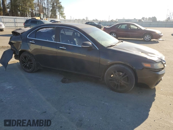 2004 Acura TSX with VIN JH4CL96834C035169, listed as a Copart auction lot 47055265 with 262,878 mi miles and Salvage Title. Bid and sale history available at carsss.com. Image 4.