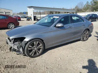 2016 Mercedes-Benz C 300 with VIN 55SWF4JB2GU166000, listed as a Copart auction lot 48719765 with 76,437 mi miles and Salvage Title. Bid and sale history available at carsss.com. Image 1.