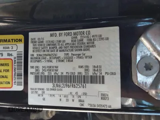 2015 Lincoln MKZ with VIN 3LN6L2J96FR625761, listed as a IAAI auction lot 42235387 with 132,183 mi miles and . Bid and sale history available at DreamBid. Image 9.