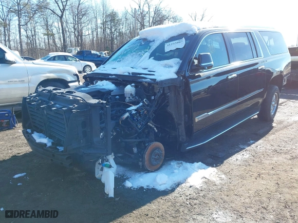 2018 Cadillac Escalade ESV Luxury with VIN 1GYS4HKJ0JR153082, listed as a IAAI auction lot 41293807 with 78,316 mi miles. Bid and sale history available at carsss.com. Image 16.