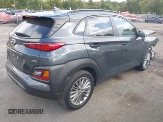 2021 Hyundai Kona SEL Plus with VIN KM8K6CAA4MU722212, listed as a IAAI auction lot 40393002 with 37,964 mi miles. Bid and sale history available at carsss.com. Image 4.