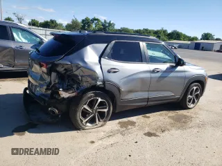 2021 Chevrolet TrailBlazer RS with VIN KL79MUSLXMB095197, listed as a Copart auction lot 61250744 with 41,244 mi miles and Salvage Title. Bid and sale history available at DreamBid. Image 3.