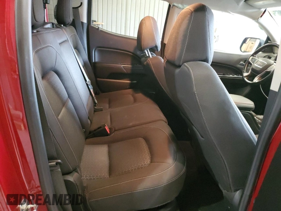 2018 GMC Canyon 4WD SLE z VIN 1GTG6CENXJ1132259, wystawiony jako Copart lot #49834865 z przebiegiem 88 262 mil mil oraz Szkoda całkowita • Salvage title. Historia ofert i sprzedaży dostępna na DreamBid. Obrazek 10.