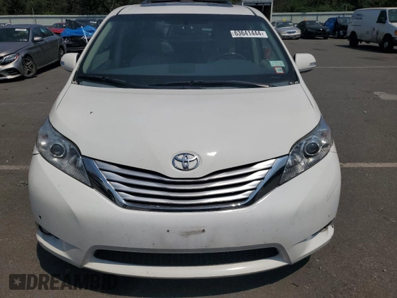 2013 Toyota Sienna XLE with VIN 5TDDK3DC2DS052055, listed as a Copart auction lot 89364395 with 219,670 mi miles and Non Repairable. Bid and sale history available at DreamBid. Image 5.