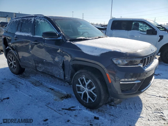 2023 Jeep Grand Cherokee Limited with VIN 1C4RJHBG8PC658929, listed as a Copart auction lot 44412245 with 12,013 mi miles and Clean Title. Bid and sale history available at carsss.com. Image 4.