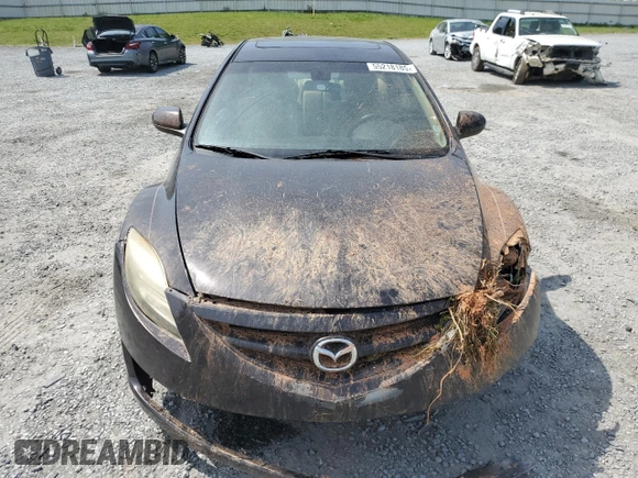 2009 Mazda 6 i Touring with VIN 1YVHP82A695M39748, listed as a Copart auction lot 55218185 with 150,813 mi miles and Salvage title. Bid and sale history available at DreamBid. Image 5.
