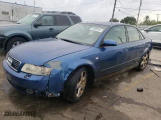 2004 Audi A4 1.8T with VIN WAUJC68E04A021300, listed as a Copart auction lot 73389244 with 154,352 mi miles and Salvage Title. Bid and sale history available at carsss.com. Image 1.