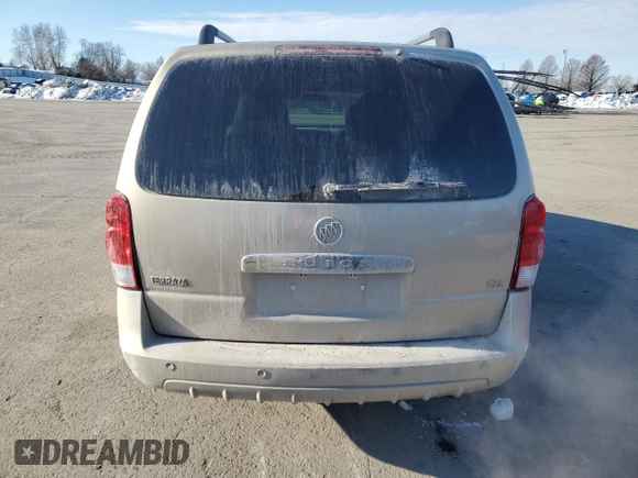 2007 Buick Terraza CXL with VIN 5GADV33157D212633, listed as a Copart auction lot 88350445 with 172,005 mi miles and Salvage Title. Bid and sale history available at DreamBid. Image 6.