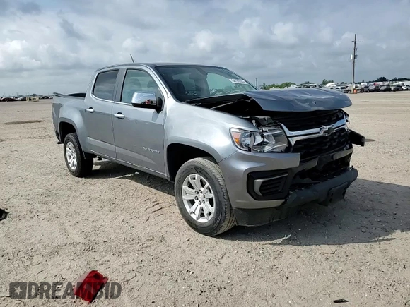 2022 Chevrolet Colorado 2WD LT with VIN 1GCGSCEN1N1222921, listed as a Copart auction lot 58193695 with 53,422 mi miles and Salvage title. Bid and sale history available at DreamBid. Image 13.