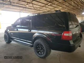 2007 Ford Expedition EL Limited with VIN 1FMFK19527LA45910, listed as a Copart auction lot 83823304 with 186,380 mi miles and Salvage Title. Bid and sale history available at carsss.com. Image 2.