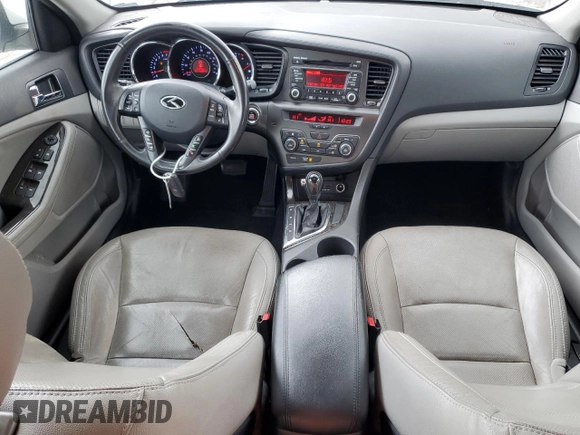 2013 Kia Optima EX with VIN 5XXGN4A78DG231512, listed as a Copart auction lot 52190005 with 160,891 mi miles and Salvage Title. Bid and sale history available at DreamBid. Image 8.