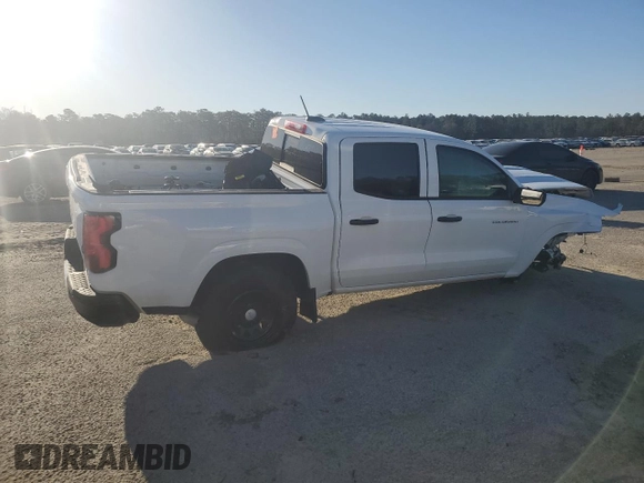 2024 Chevrolet Colorado 2WD Work Truck z VIN 1GCGSBECXR1181297, wystawiony jako Copart lot #49969345 z przebiegiem Nie podano mil oraz Szkoda całkowita • Salvage title. Historia ofert i sprzedaży dostępna na DreamBid. Obrazek 3.