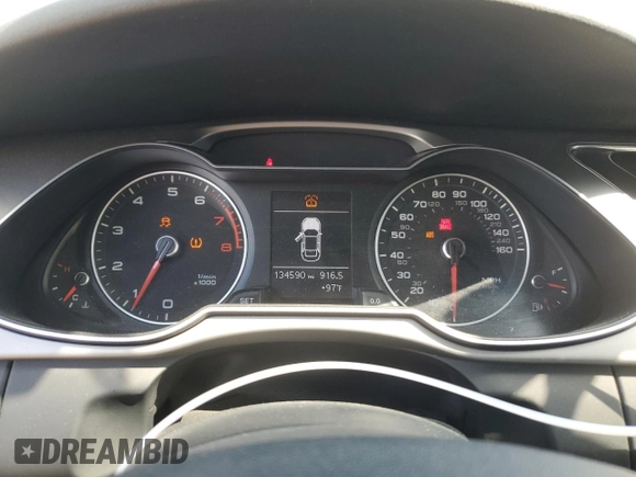 2014 Audi A4 Premium with VIN WAUDFAFL5EN029993, listed as a Copart auction lot 69077094 with 134,590 mi miles and Salvage title. Bid and sale history available at DreamBid. Image 9.
