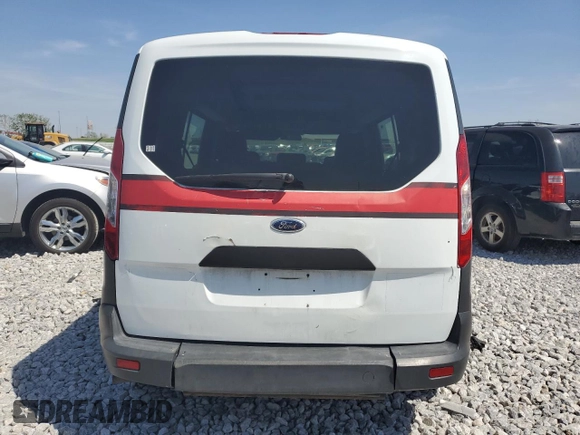 2014 Ford Transit Connect XL with VIN NM0GE9E77E1133668, listed as a Copart auction lot 51716705 with 228,607 mi miles and Salvage title. Bid and sale history available at DreamBid. Image 6.