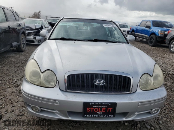2004 Hyundai Sonata GLS with VIN KMHWF35H54A054169, listed as a Copart auction lot 48060295 with 128,638 mi miles and Clean Title. Bid and sale history available at carsss.com. Image 5.