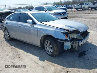 2008 Lexus ES 350 with VIN JTHBJ46G182184591, listed as a IAAI auction lot 41933603 with 265,598 mi miles. Bid and sale history available at carsss.com. Image 1.