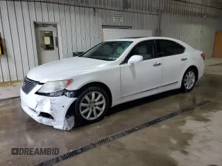 2009 Lexus LS 460 with VIN JTHCL46F695002017, listed as a Copart auction lot 50316845 with 155,715 mi miles and Salvage Title. Bid and sale history available at DreamBid. Image 1.