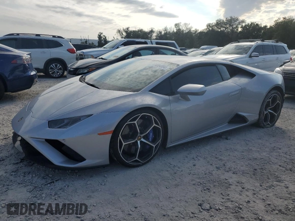 2021 Lamborghini Huracan z VIN ZHWUF5ZF2MLA17322, wystawiony jako Copart lot #74884884 z przebiegiem 11 078 mil mil oraz Nie do naprawy • Non repairable. Historia ofert i sprzedaży dostępna na DreamBid. Obrazek 1.