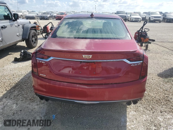 2019 Cadillac CT6 Platinum AWD with VIN 1G6KV5RJ6KU144153, listed as a Copart auction lot 76791024 with 32,818 mi miles and Non repairable. Bid and sale history available at DreamBid. Image 6.