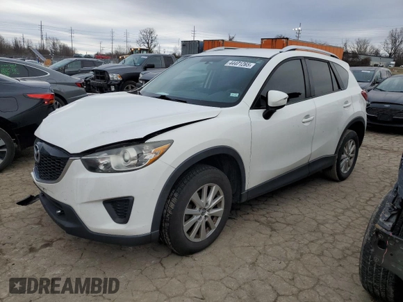 2015 Mazda CX-5 Sport with VIN JM3KE4BY6F0485829, listed as a Copart auction lot 44471265 with 147,699 mi miles and Salvage Title. Bid and sale history available at carsss.com. Image 1.