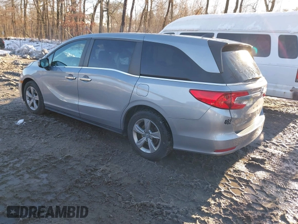 2019 Honda Odyssey EX with VIN 5FNRL6H50KB074265, listed as a IAAI auction lot 40964685 with 74,719 mi miles and . Bid and sale history available at DreamBid. Image 3.