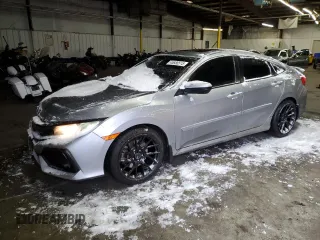 2018 Honda Civic Si with VIN 2HGFC1E56JH705069, listed as a Copart auction lot 45688515 with 134,264 mi miles and Salvage Title. Bid and sale history available at DreamBid. Image 1.