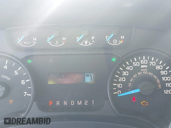 2013 Ford F-150 XL with VIN 1FTFX1CF8DKD57142, listed as a IAAI auction lot 41213305 with 157,031 mi miles. Bid and sale history available at carsss.com. Image 7.