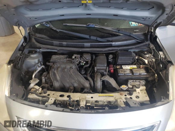 2012 Nissan Versa SV with VIN 3N1CN7AP1CL834615, listed as a Copart auction lot 72217574 with 131,340 mi miles and Salvage Title. Bid and sale history available at carsss.com. Image 11.