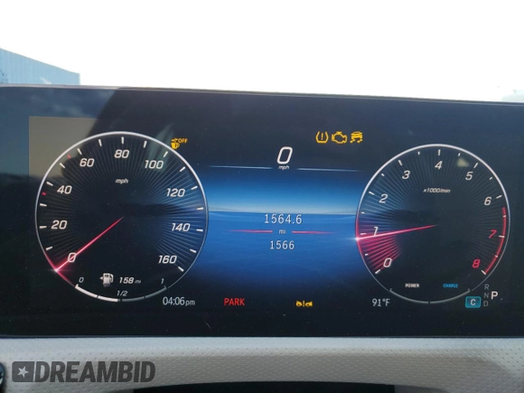 2025 Mercedes-Benz CLA 250 z VIN W1K5J4GB0SN485981, wystawiony jako Copart lot #43567725 z przebiegiem 1 566 mil mil oraz Szkoda całkowita • Salvage title. Historia ofert i sprzedaży dostępna na DreamBid. Obrazek 9.