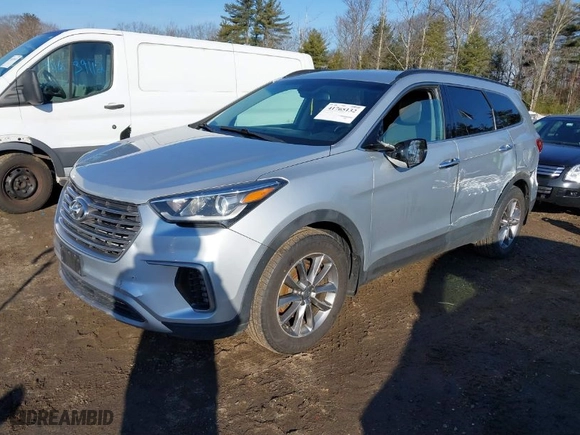 2017 Hyundai Santa Fe SE with VIN KM8SMDHF2HU251406, listed as a IAAI auction lot 41765132 with 150,326 mi miles. Bid and sale history available at carsss.com. Image 2.