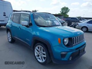 2021 Jeep Renegade Latitude with VIN ZACNJCBB8MPM51418, listed as a IAAI auction lot 42527686 with 64,459 mi miles and . Bid and sale history available at DreamBid. Image 1.