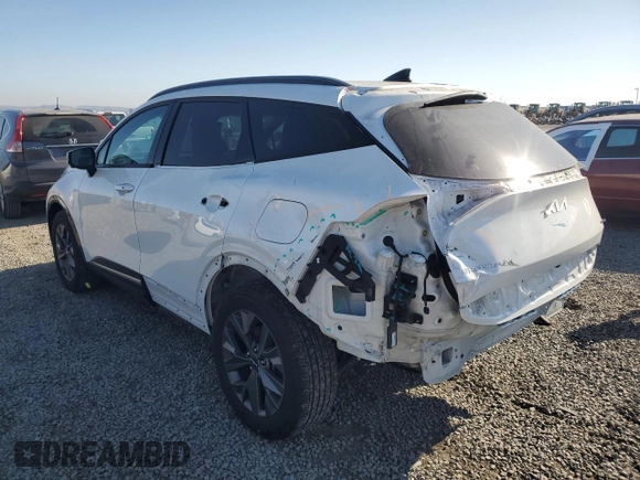 2023 Kia Sportage SX-Prestige with VIN KNDPXCAG8P7019761, listed as a Copart auction lot 63272395 with 22,547 mi miles and Salvage title. Bid and sale history available at DreamBid. Image 2.