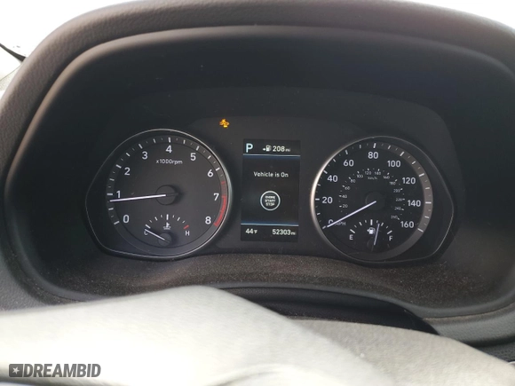 2019 Hyundai Elantra GT N Line with VIN KMHH55LC1KU107637, listed as a Copart auction lot 41599375 with 52,303 mi miles and Salvage Title. Bid and sale history available at carsss.com. Image 9.
