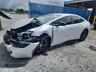2024 Toyota Prius LE with VIN JTDACAAU3R3041608, listed as a Copart auction lot 63311185 with 8,781 mi miles and Non repairable. Bid and sale history available at DreamBid. Image 1.